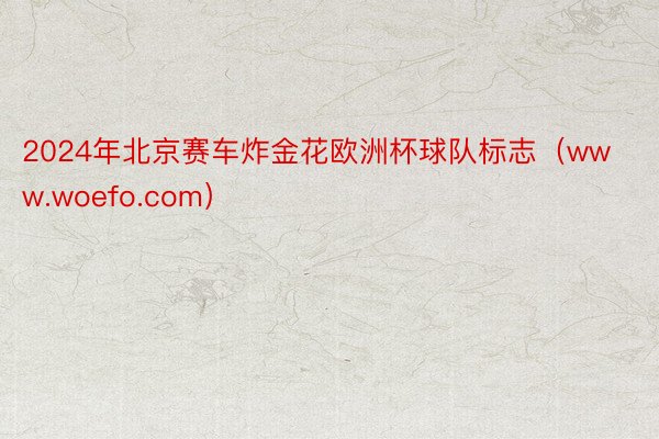 2024年北京赛车炸金花欧洲杯球队标志（www.woefo.com）